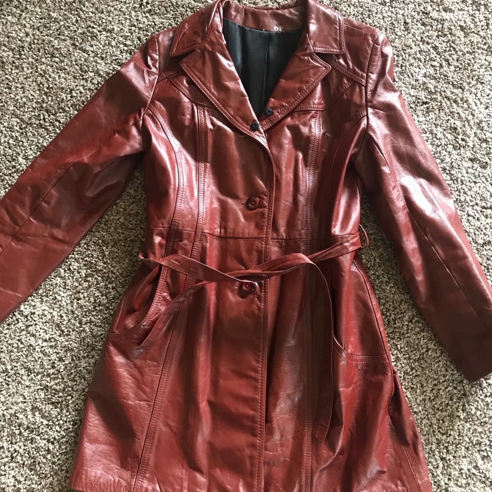 Vintage leather coat